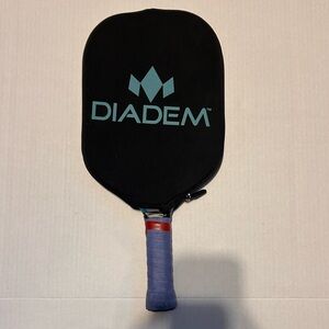 Diadem Warrior Pickleball Paddle - Black and Teal